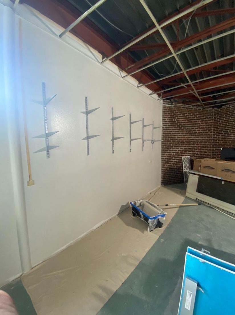 Commercial interior painting project by Cozy Crafter